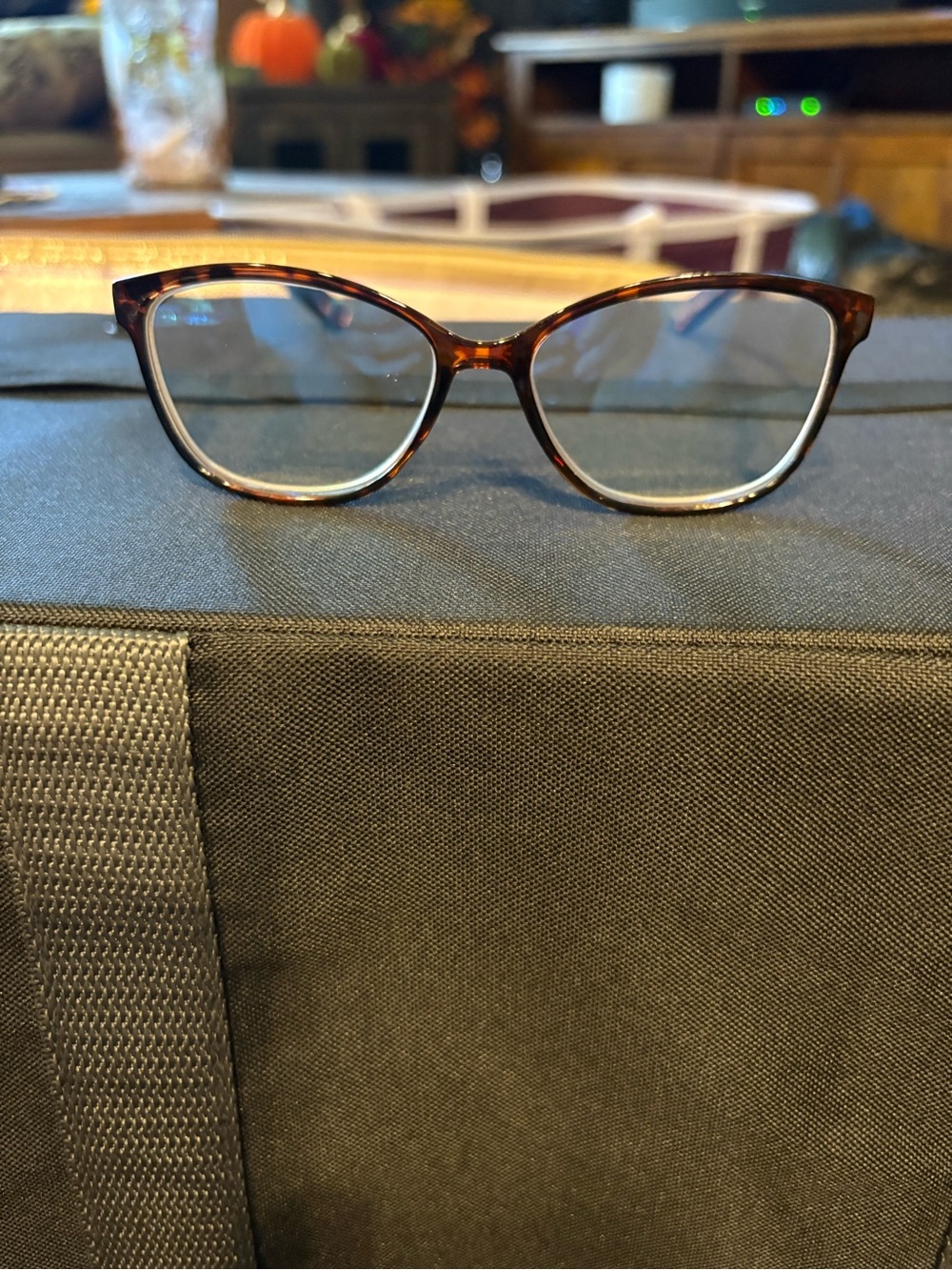 Joy Mangano Brown Tortoiseshell Cat-Eye Glasses for Women